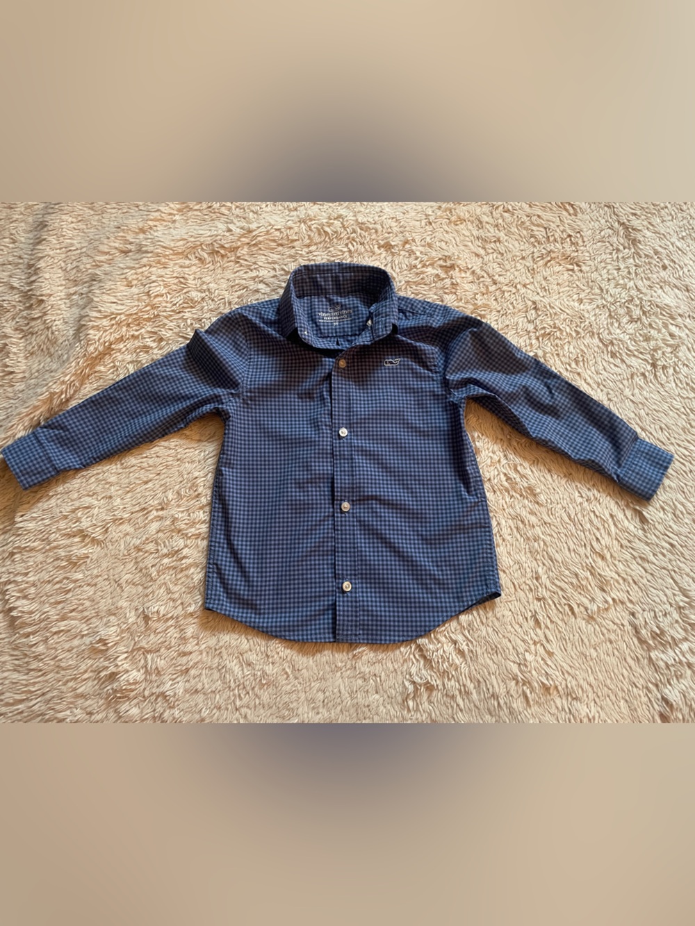 Vineyard Vines Blue Check Performance Button-Up